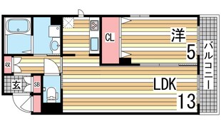 シャーメゾン本山中町の物件間取画像